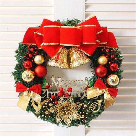 イベント・クリスマス装飾｜リース 30cm 窓ドア用デコレーション