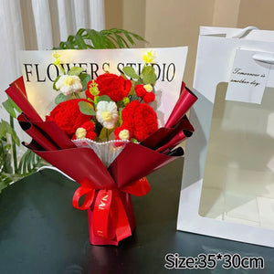 手作りかぎ針編みの花束 母の日ギフト