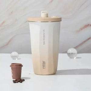 |イベント・ノベルティ用品 |  真空断熱ステンレス製 ストロー付きボトル | 600ml