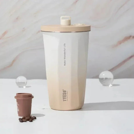 |イベント・ノベルティ用品 |  真空断熱ステンレス製 ストロー付きボトル | 600ml