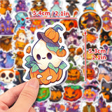 イベント・ハロウィングッズ｜魔女防水ステッカーセット（30/50枚）