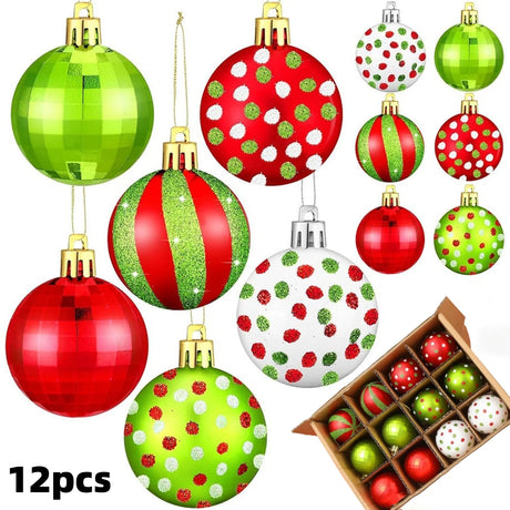 イベント・クリスマス装飾｜ボールオーナメント 12個セット
