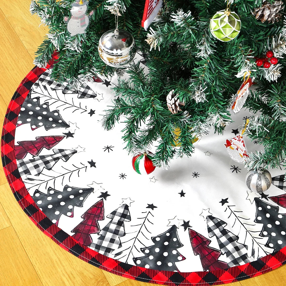 イベント・クリスマス装飾｜クリスマスツリースカート プラッシュマット