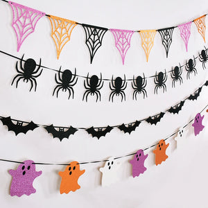 イベント・ハロウィン装飾｜ハロウィンペーパーバナー デコレーション(3M)