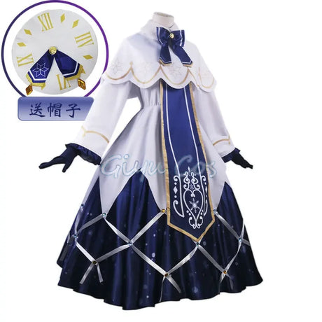 イベント・ハロウィングッズ｜雪ミク コスプレ衣装セット／ウイッグ（Ｓ～XXL)