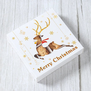 イベント・クリスマス装飾｜紙製クリスマス柄ギフトボックス