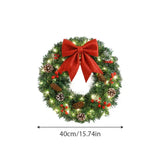 イベント・クリスマス装飾｜クリスマスリース 吊り下げオーナメント 松ぼっくり付き