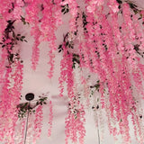 プラスチック製人工ラベンダーガーランド