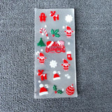 イベント・クリスマス装飾｜ギフト用 ビニール製バッグ (50枚セット)