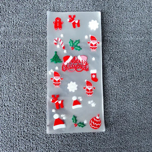 イベント・クリスマス装飾｜ギフト用 ビニール製バッグ (50枚セット)