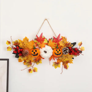 イベント・ハロウィングッズ｜メープルリーフパンプキン装飾