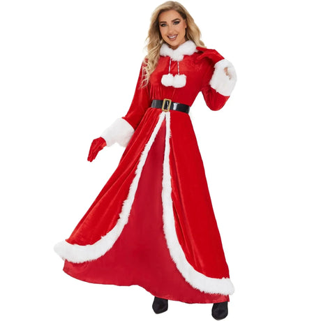 イベント・クリスマスグッズ｜サンタクロース風ドレス コスチューム(M～6XL)