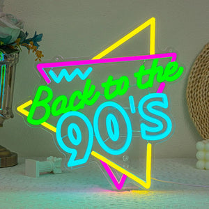 90年代風LEDネオンサイン（ネオン看板） 調光可能