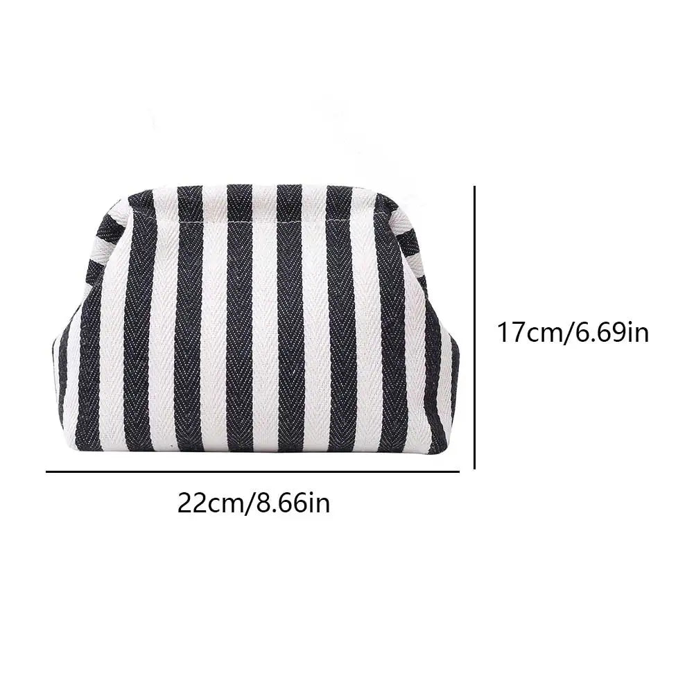 |イベント・ノベルティ用品 | ストライプ柄クラッチバッグ | W22xH17㎝