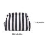 |イベント・ノベルティ用品 | ストライプ柄クラッチバッグ | W22xH17㎝