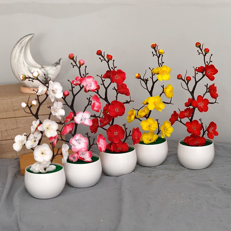 30cm人工観葉植物ミニ盆栽デコレーション