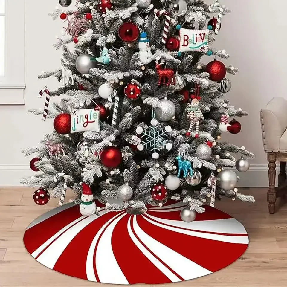 イベント・クリスマス装飾｜クリスマスツリースカート クラシックレッド 120cm