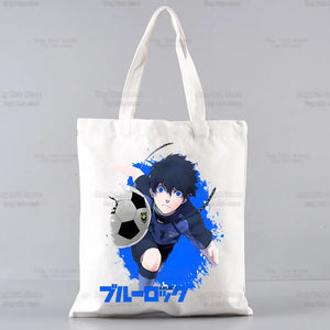 |ノベルティ用品 | ブルーロック柄プリント トートバッグ | 34×38c