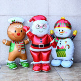 イベント・クリスマス装飾｜スタンディングサンタクロース・スノーマンバルーン