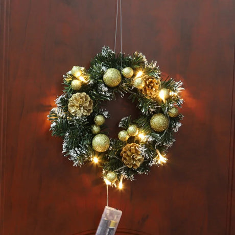 イベント・クリスマス装飾｜LEDライト付きクリスマスリース