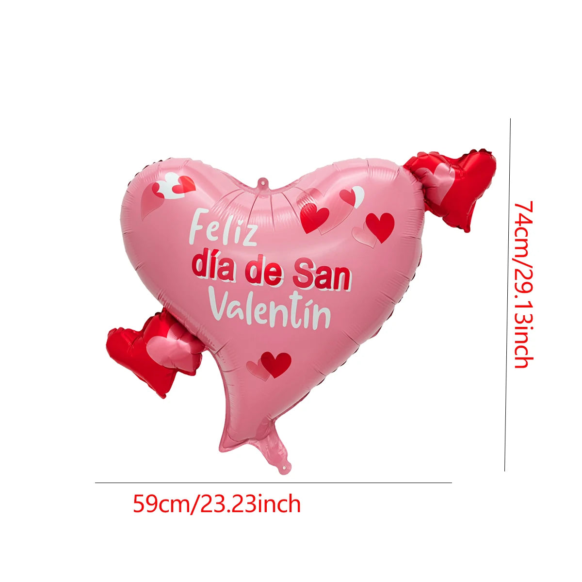 18インチ スペイン語ハートホイルバルーン 10個セット