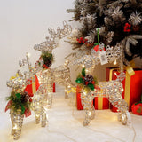 イベント・クリスマス装飾｜鉄製トナカイライトイルミネーション(30c/40c/50c)