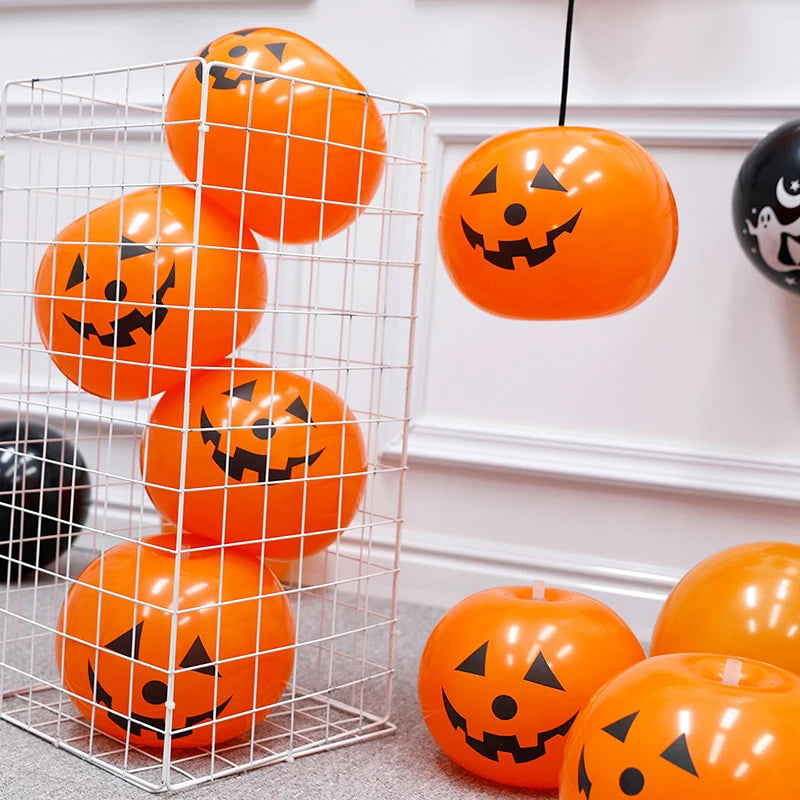 イベント・ハロウィン装飾｜ かぼちゃ バルーンセット(5個/10個)
