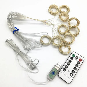 イベント・クリスマス装飾｜LEDカーテンライト USB接続(幅3M/4M/6M)