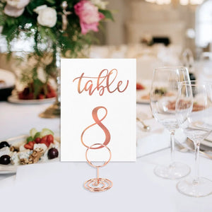 イベント・結婚式装飾｜金属製プレースカードホルダー 10個セット