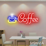 カフェ用 LEDネオンサイン（ネオン看板）