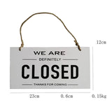 【カフェ風インテリア】木製両面リバーシブル看板（OPEN/CLOSED）
