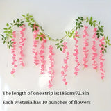 プラスチック製人工ラベンダーガーランド