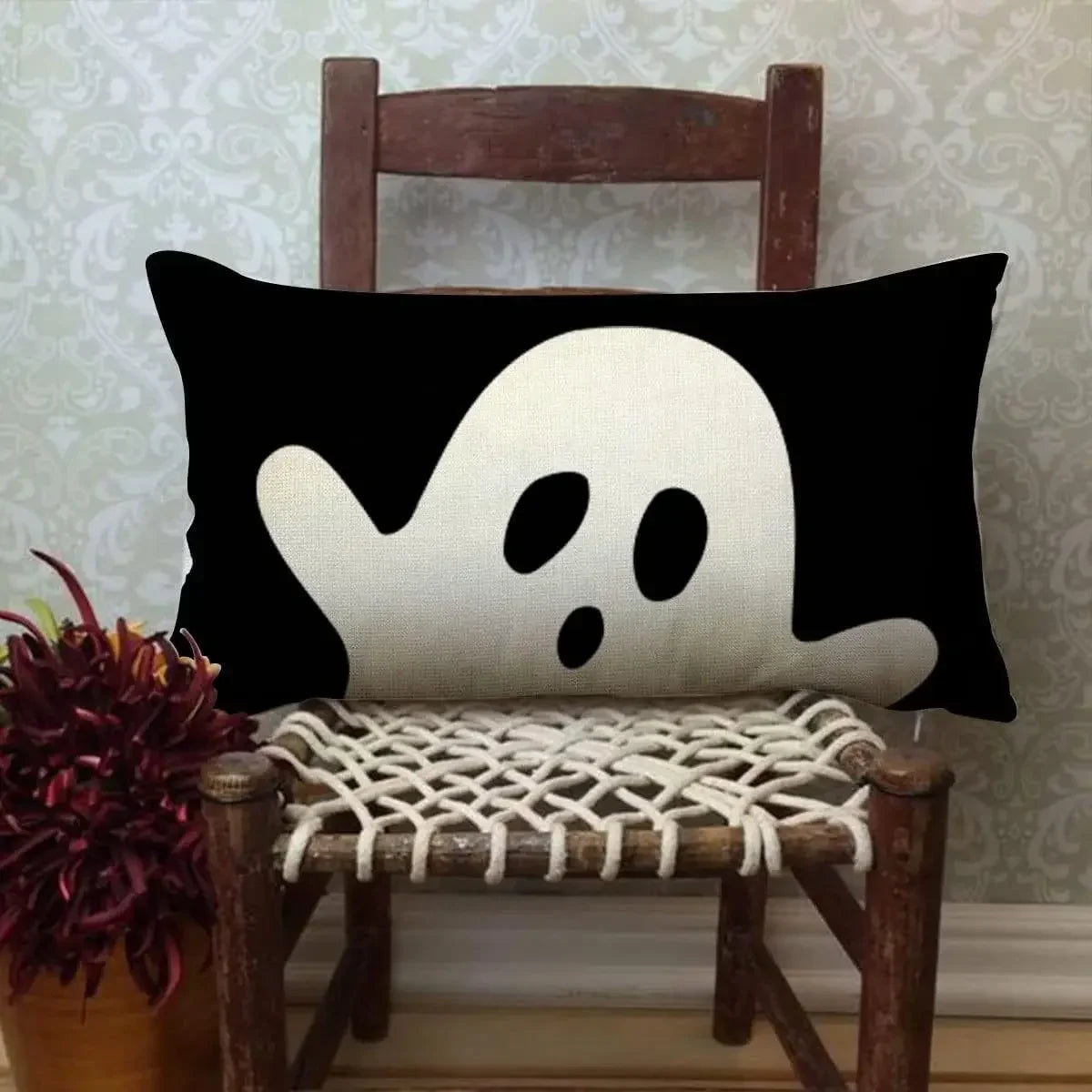 イベント・ハロウィングッズ｜リネンクッションカバー30x50cm