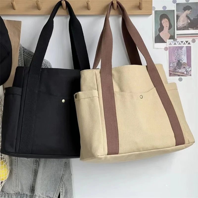 |ノベルティ用品 | ファスナー付きキャンバストートバッグ