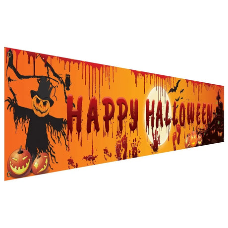 イベント・ハロウィングッズ｜血まみれコウモリ吊り下げバナー