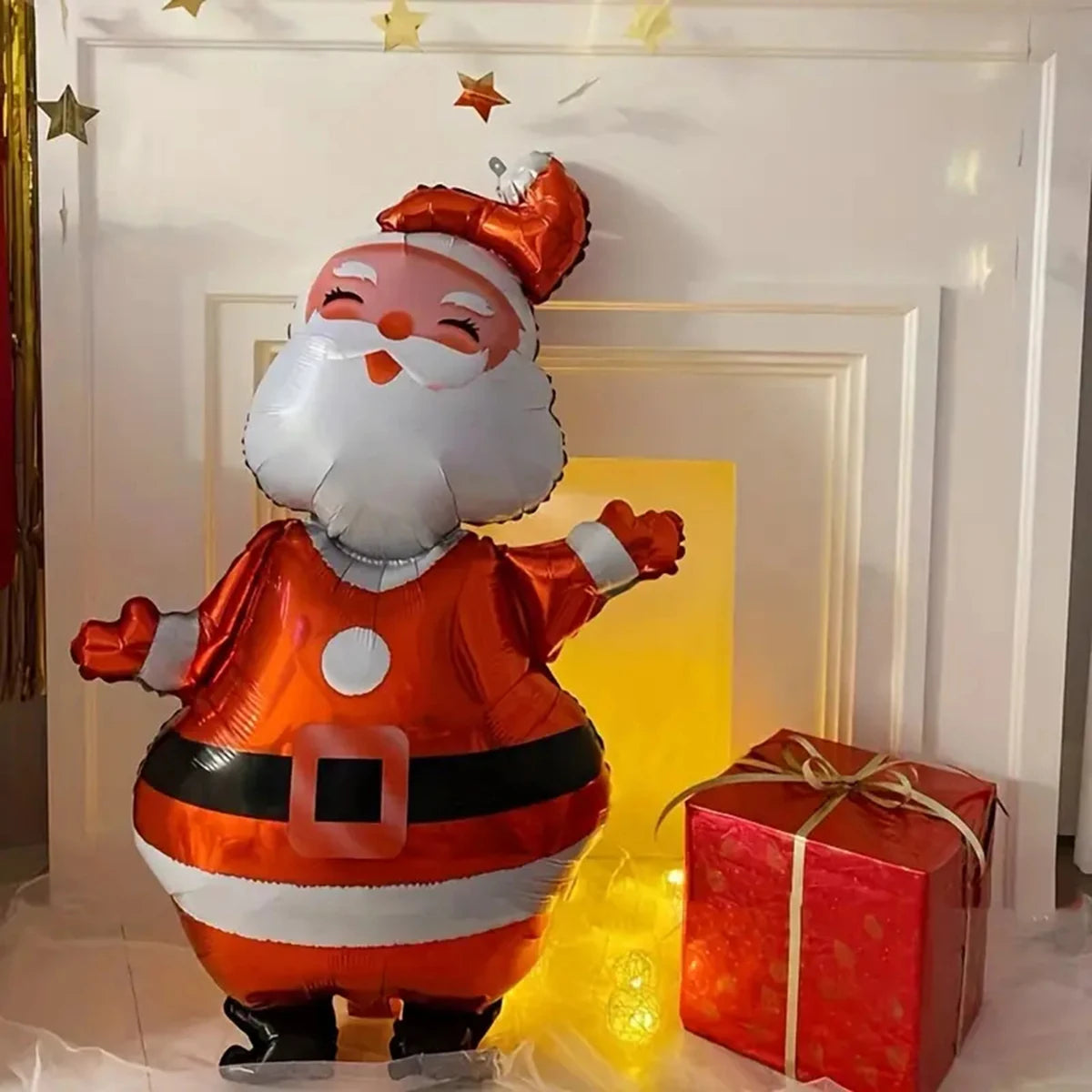 イベント・クリスマス装飾｜サンタアルミフィルムバルーン2個セット