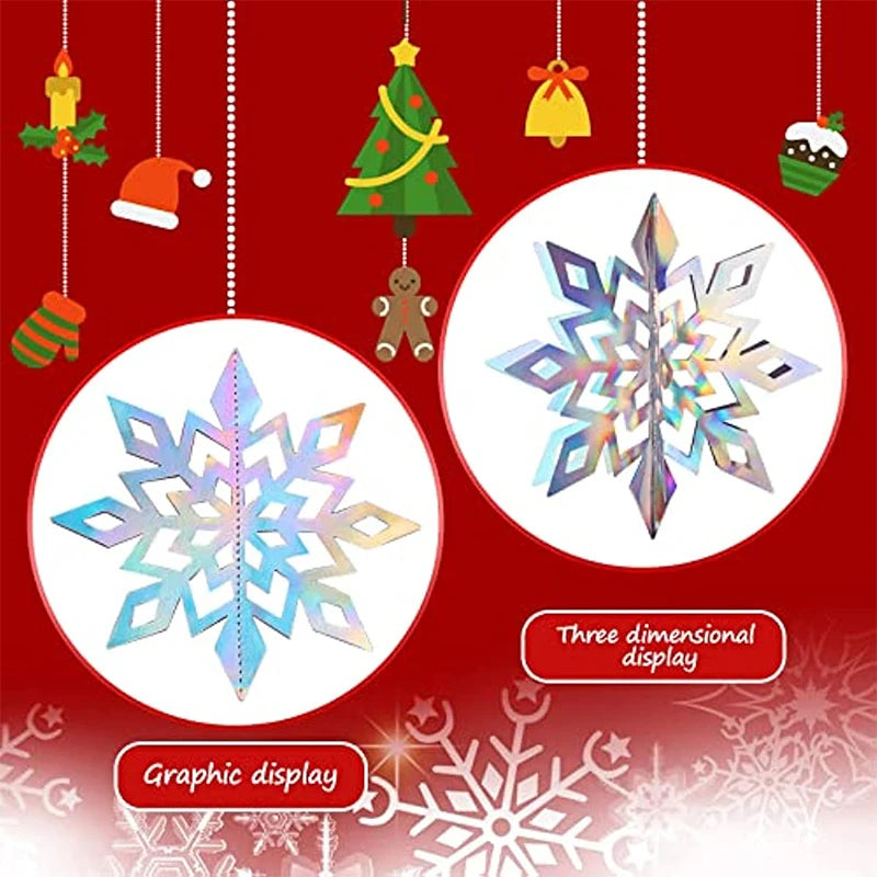 イベント・クリスマス装飾｜スノーフレーク オーナメントセット
