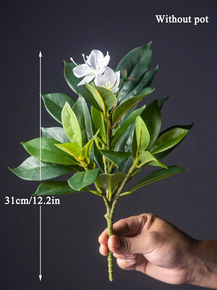 21～40cm・人工ツツジ・フェイクゴムの木・トロピカルヤシの葉
