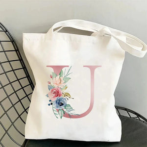 |ノベルティ用品 | イニシャルプリントトートバッグ | 35×40c