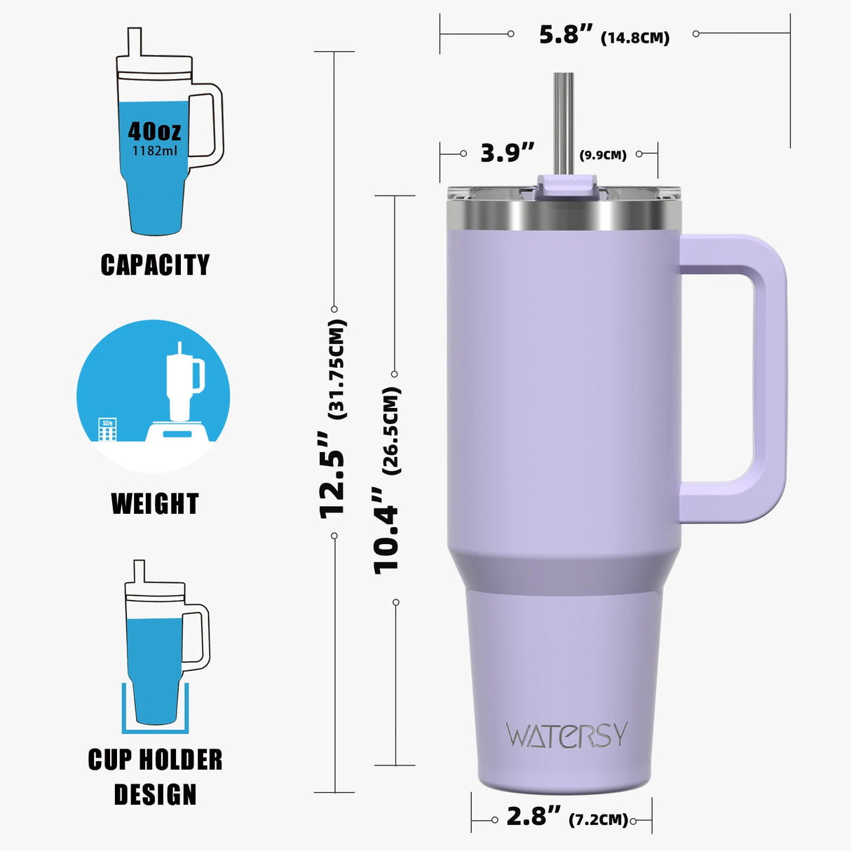 |イベント・ノベルティ用品 | 大容量断熱ストロー付タンブラー | 891ml | 1182ml