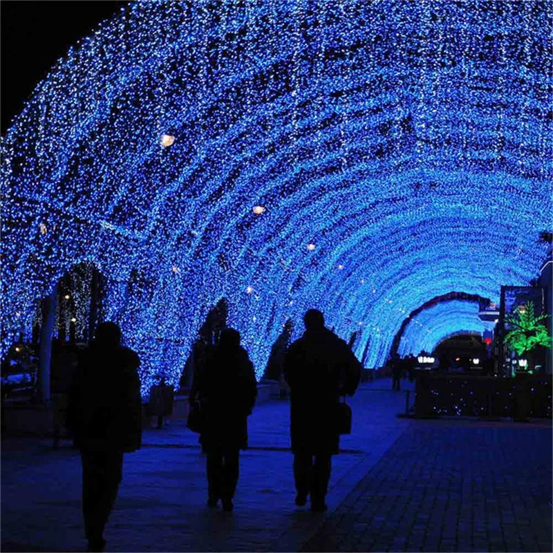 イベント・クリスマス装飾｜屋外用LEDストリングライト(幅4m)