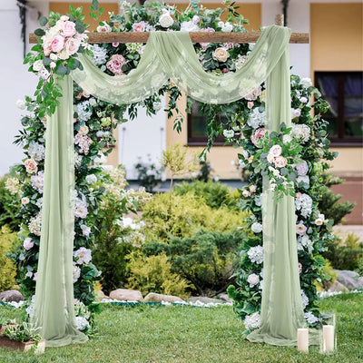 パーティー・インテリア装飾 デコレーション用シフォン布 6M/10M 透明感｜誉PRINTING