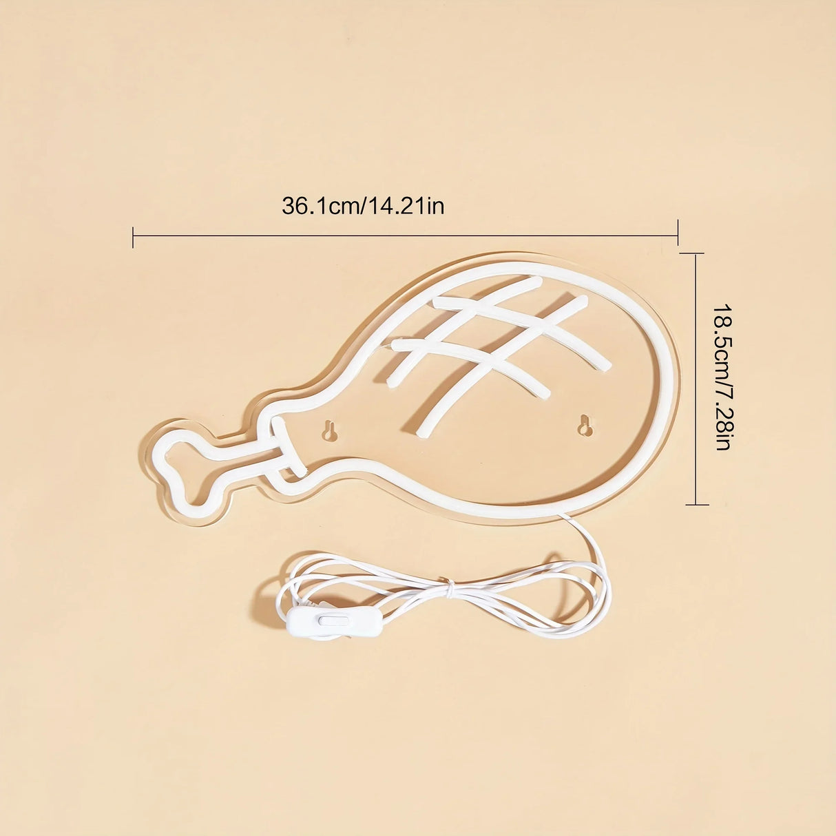 フライドチキン ネオンサイン 壁装飾 ファーストフード ネオンバー キッチン パーソナライズされたバー キッチン レストラン アート ネオンサイン、家の壁の装飾