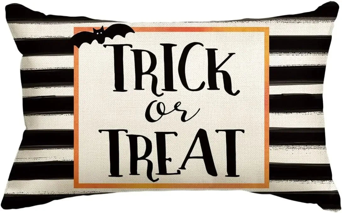 イベント・ハロウィングッズ｜リネンクッションカバー30x50cm