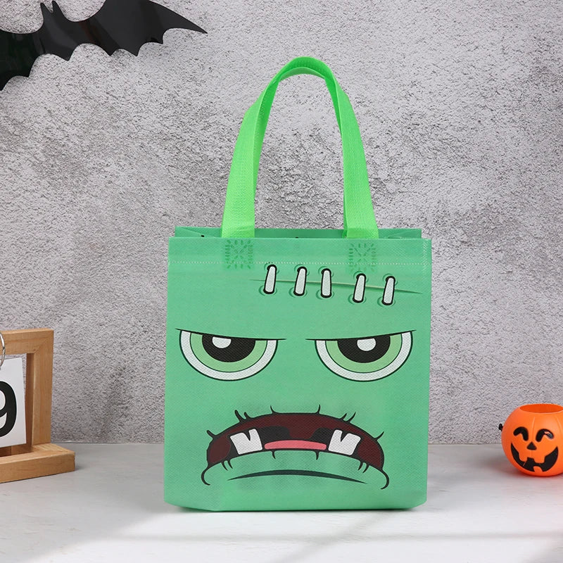 イベント・ハロウィングッズ｜不織布お菓子トートバッグセット