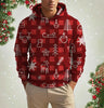イベント・クリスマスグッズ｜クリスマス柄プリントパーカー(S～5XL)