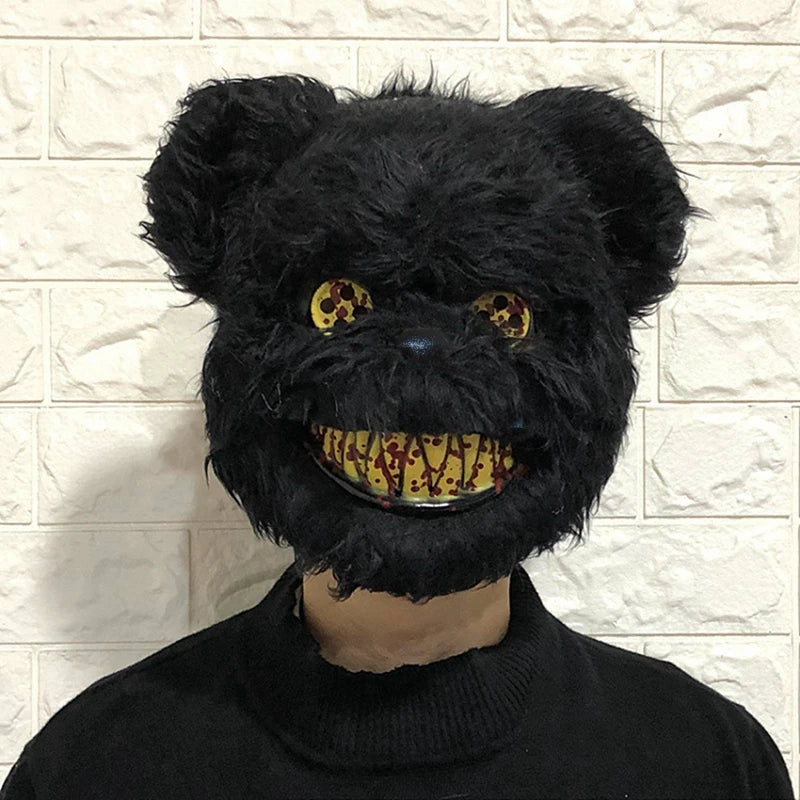 イベント・ハロウィングッズ｜仮装用マスク ホラー系クマ・ウサギ
