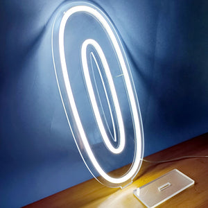LED数字ネオンサインライト（0～9）USB電源・調光対応