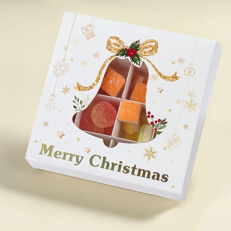 イベント・クリスマス装飾｜紙製クリスマス柄ギフトボックス