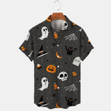 イベント・ハロウィングッズ｜ディズニーミッキー柄シャツ(S～5XL)